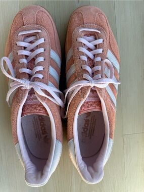 adidas Gazelle Indoor Trainers, Wonder Clay Clear Pink Gum Women’s 9.5